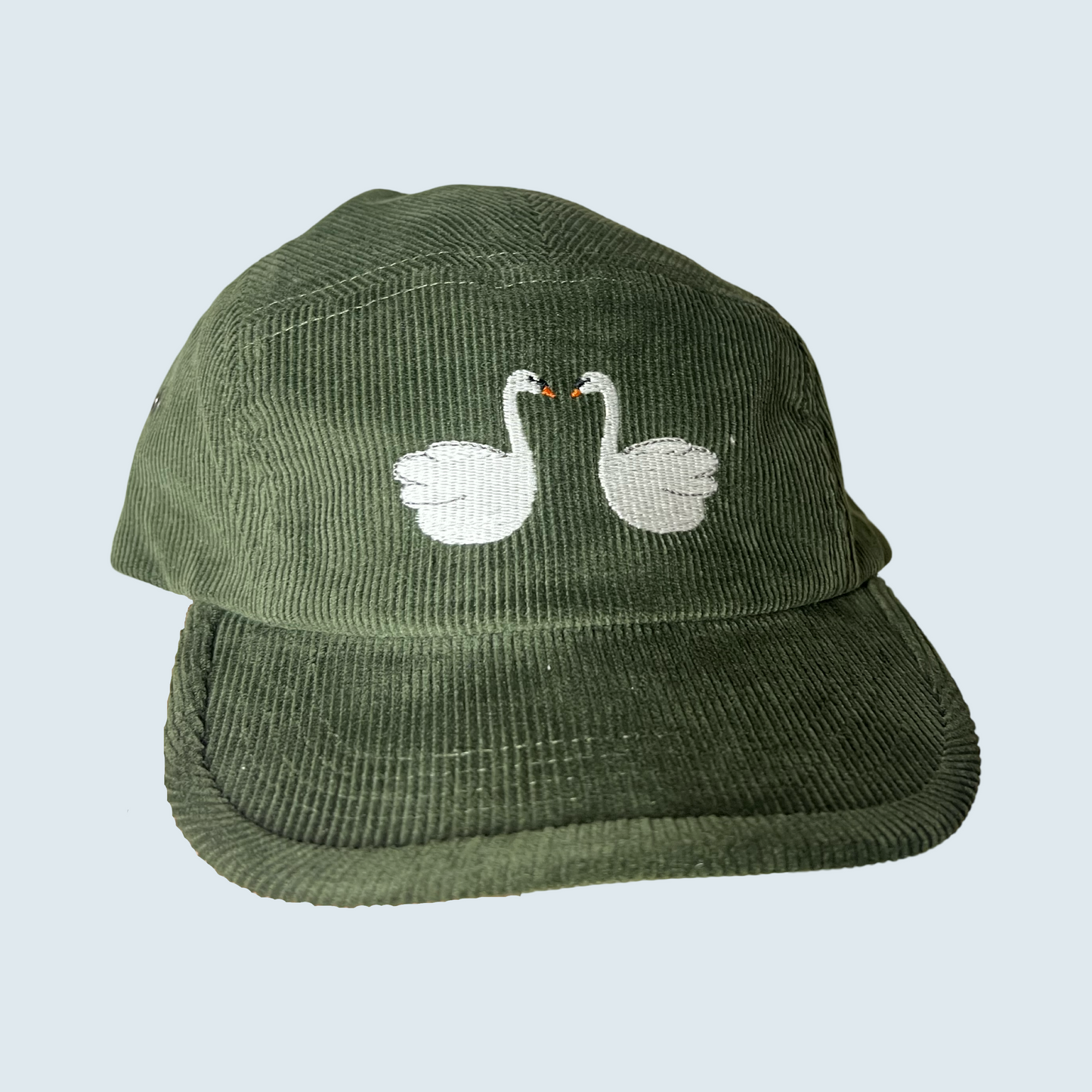 Kordfløyel Caps - valgfritt broderi