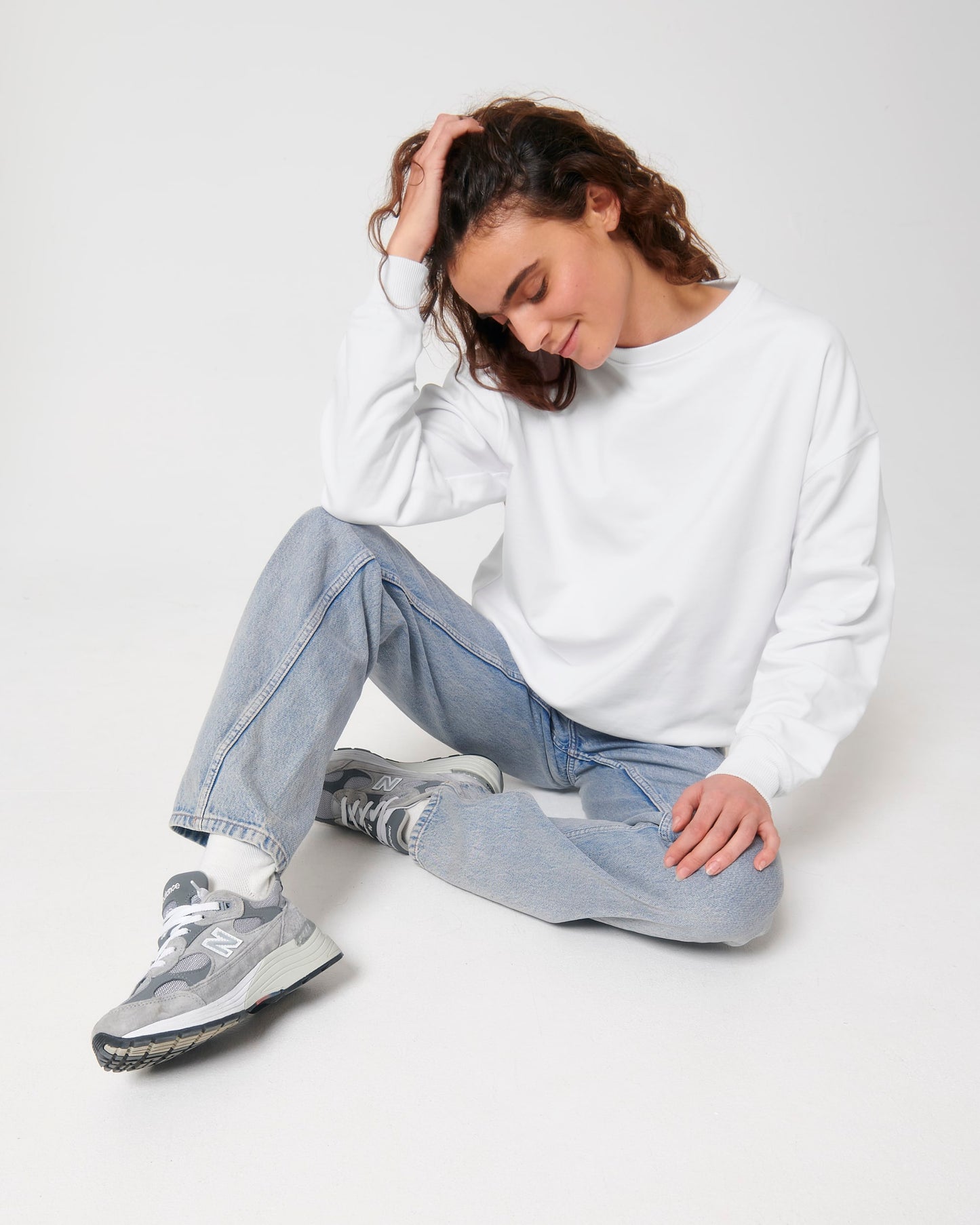 Valgfritt broderi - Genser oversized