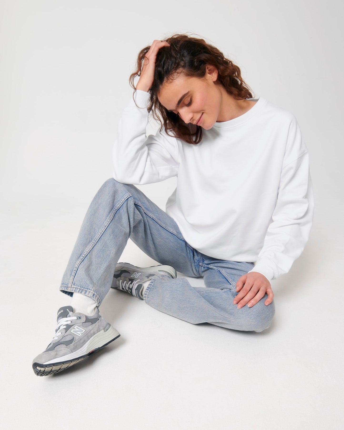 Brodert genser oversized