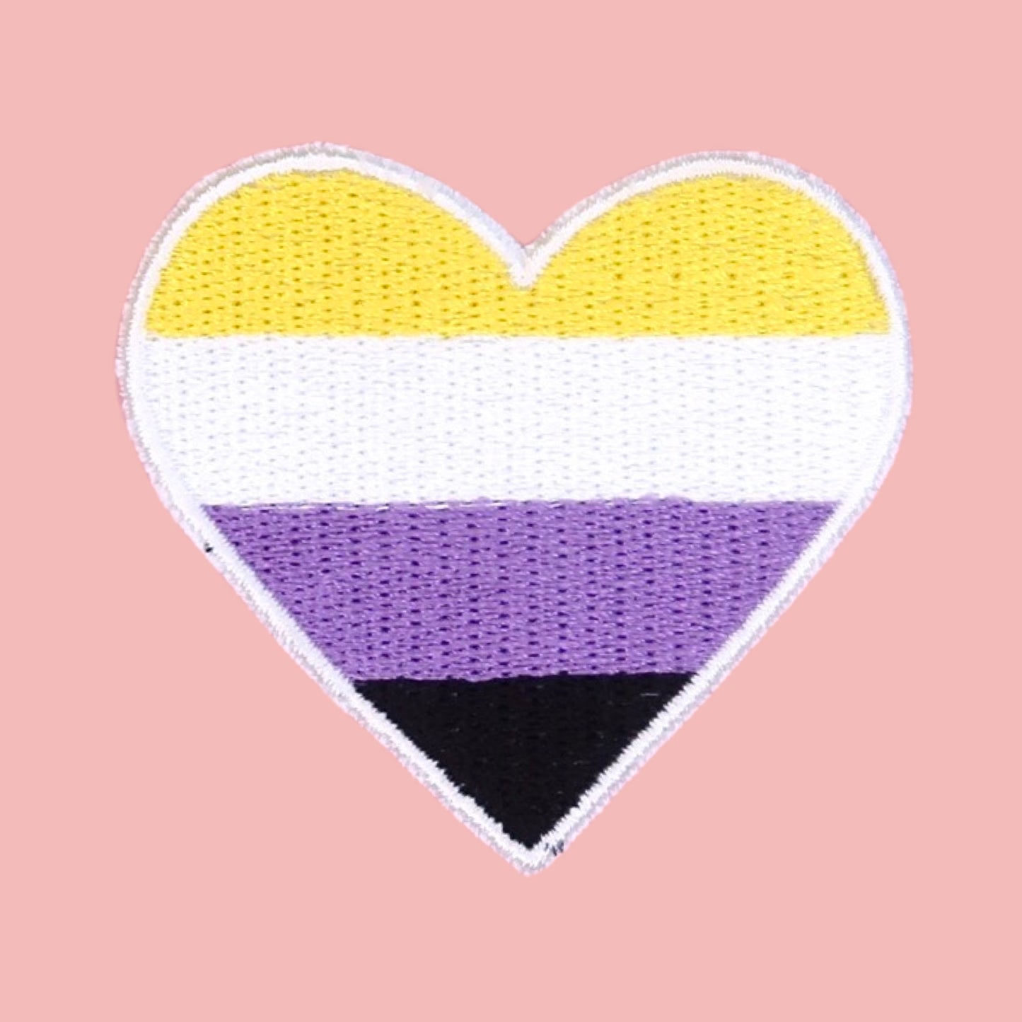 Pridehjerte - ikke-binær