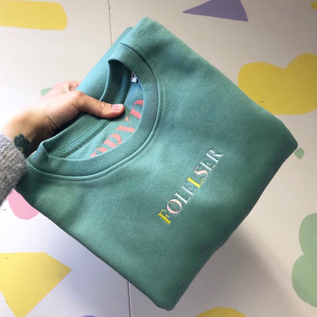 Valgfritt broderi - broderi til genser