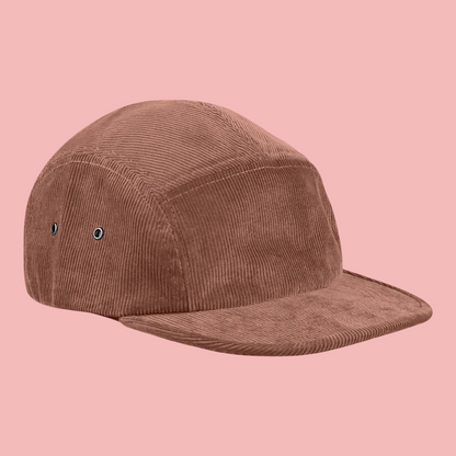 Kordfløyel Caps - valgfritt broderi